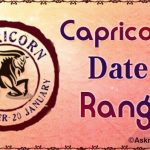capricorn starting date