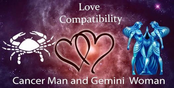 Cancer male and Gemini female Love Compatibility