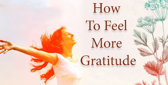 feel gratitude