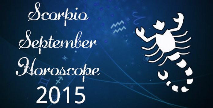 Scorpio Monthly Horoscope for September 2015