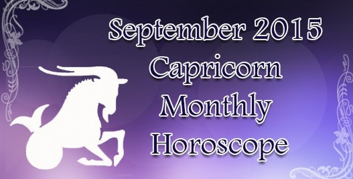 Horoscope Capricorn September 2015