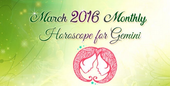 March 2016 horoscope for Gemini