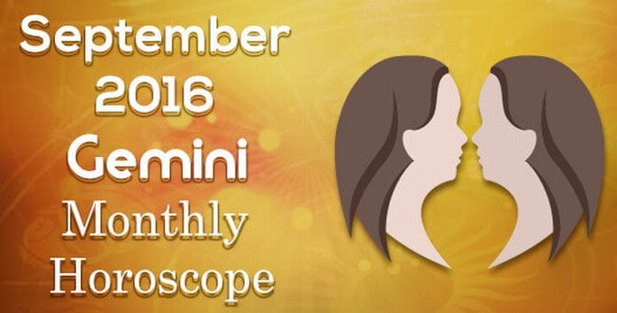 Gemini Horoscope September 2016
