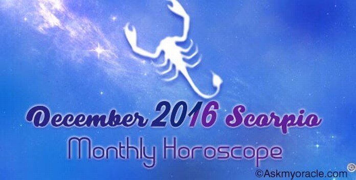 Scorpio December 2016 Horoscope