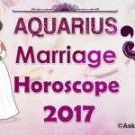 Aquarius Marriage Horoscope 2017