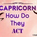 Capricorn How do They Act