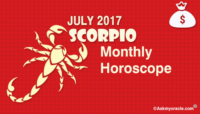 Scorpio July 2017 Monthly Horoscope