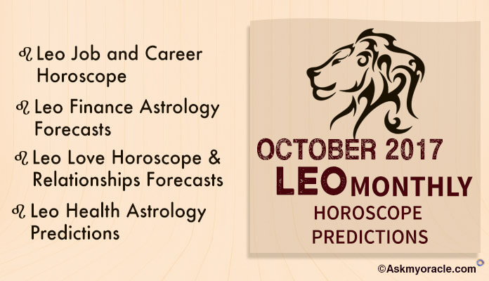 Leo Monthly Horoscope October 2017