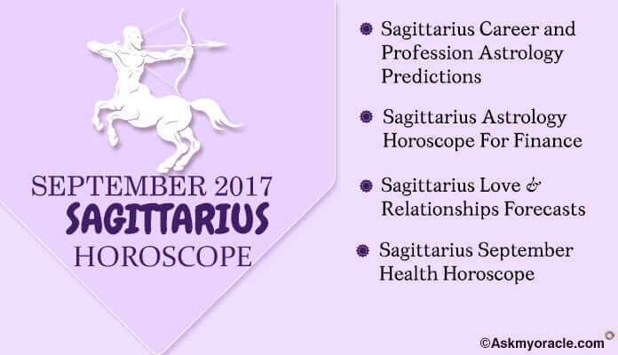 Sagittarius Monthly Horoscope September 2017