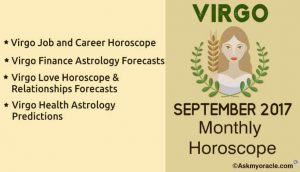 Virgo Monthly Horoscope For September 2017